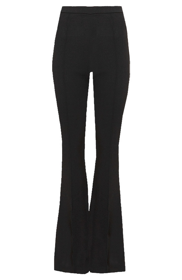Janine-Flared-Broek-Met-Stiksel-Zwart-1