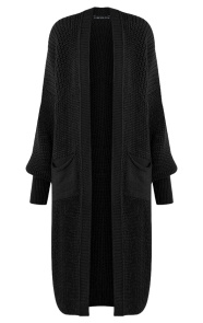 Lang-Gebreid-Vest-Molly-Zwart