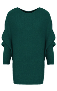 Oversized-Soft-Trui-Army-smaragdgroen