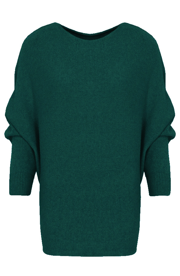 Oversized-Soft-Trui-Army-smaragdgroen