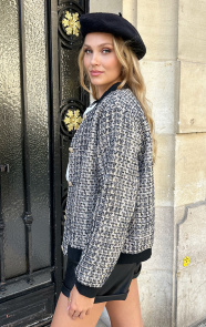 Boucle-Bomber-Jacket-Zwart-5