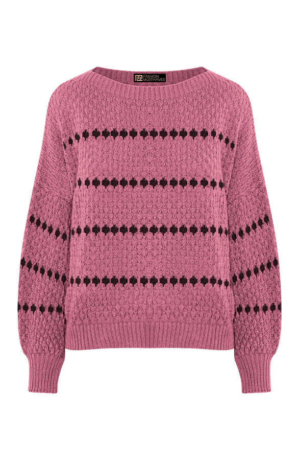 Oversized-Stipjes-Trui-Dust-Roze-10