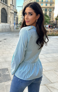 Blouse-Met-Strikjes-Mint-3