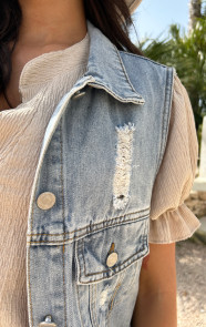 Denim-Gilet-Damaged553