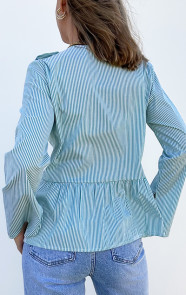 Blouse-Met-Strikjes-Mint-2