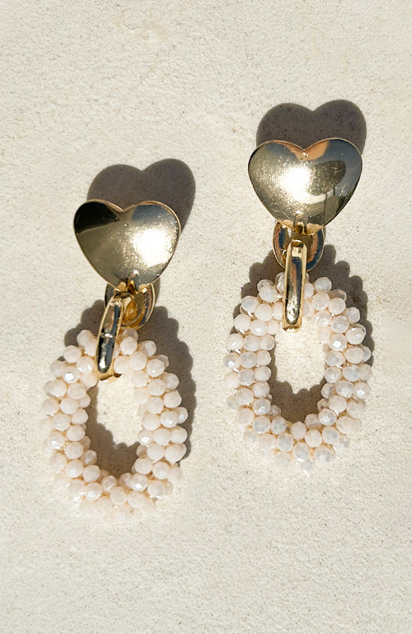 Lovely-Beads-Oorbellen-Ecru