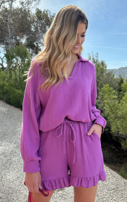 Mousseline-Ruffle-Short-Viola4-8