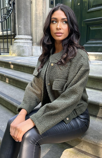 Curly Army Bomberjacke
