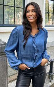 Denim-Ruffle-Blouse-1