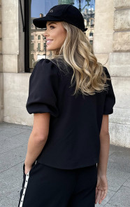 Lilly-Puff-Sleeve-Blazer-Zwart-4