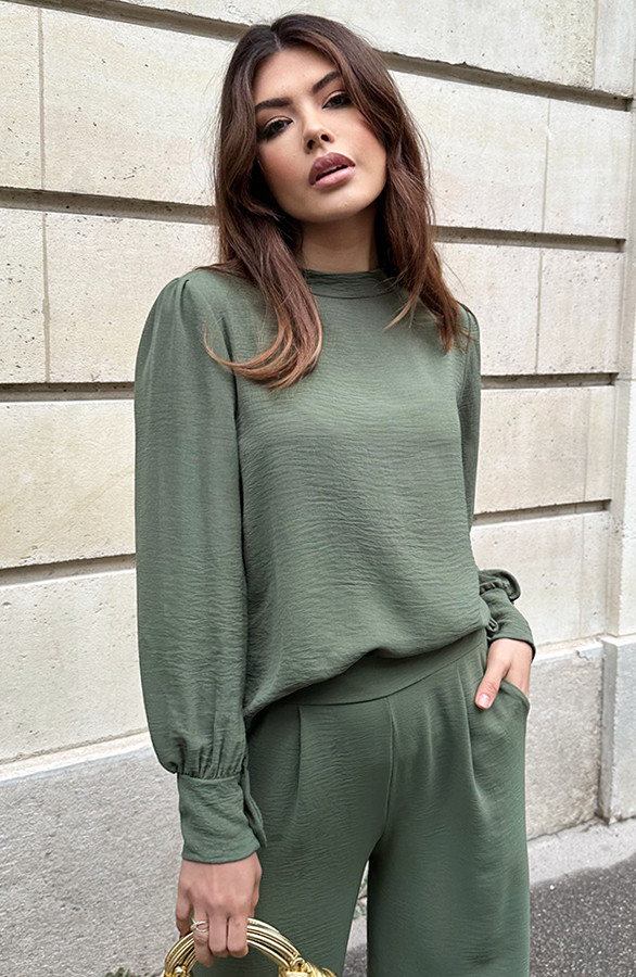 Mila-Blouse-Long-Sleeve-Army33-5