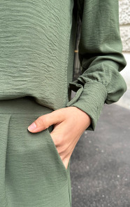 Mila-Blouse-Long-Sleeve-Army33-6