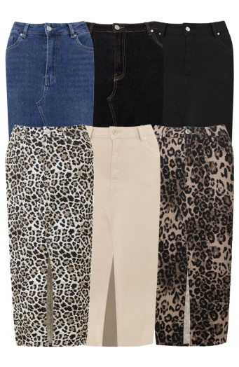 Must-have-Angebot: Jeansröcke mit Schlitzen