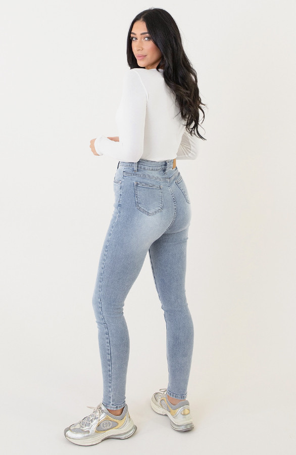 High-Waist-Stretch-Skinny-Jeans-Blue-FMH-4513