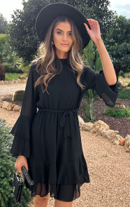 Atelier-Ruffle-Dress-Zwart-432-6