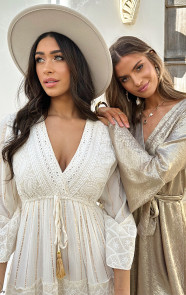 Jurk-Wijde-Mouw-Limited-Gold-444-2