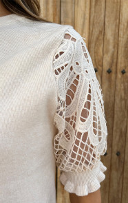 Lace-Sleeve-Soft-Top-Beige-78