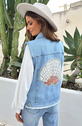Limited Denim Shell Weste