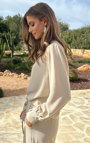 Mila-Blouse-Long-Sleeve-Beige-2