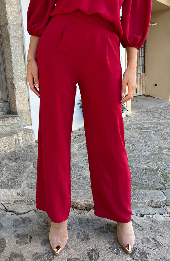 Mila-Pantalon-Bordeaux