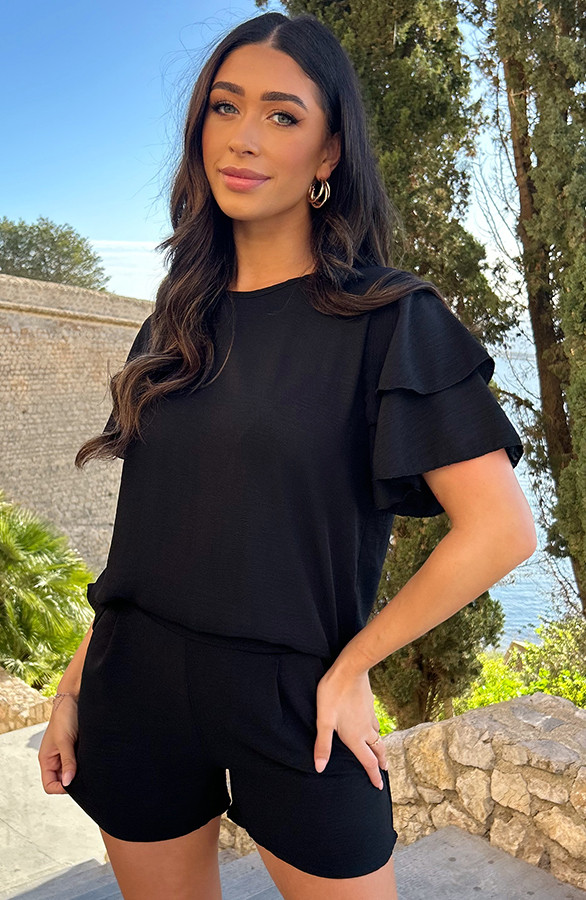 Mila-Ruffle-Top-Zwart-4