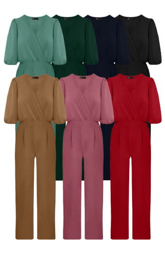 Must-have-Angebot: Zeitloser Jumpsuit mit V-Ausschnitt
