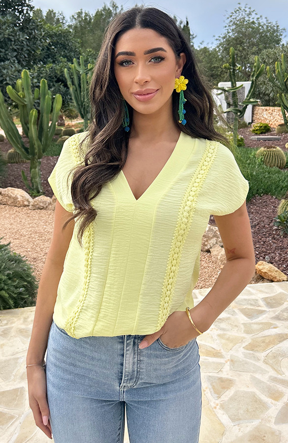 Romantic-V-Hals-Top-Butter-Yellow-4