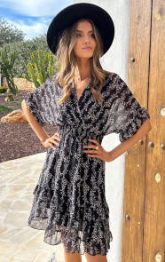 Ruffle-Laagjes-Jurk-Lulu-Print-Zwart43-5