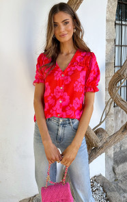 Ruffle-Top-Met-Pofmouwen-Flowerly-4