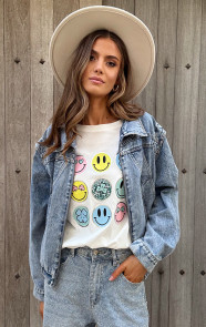 T-Shirt-Smiley-Print-Ecru43-2