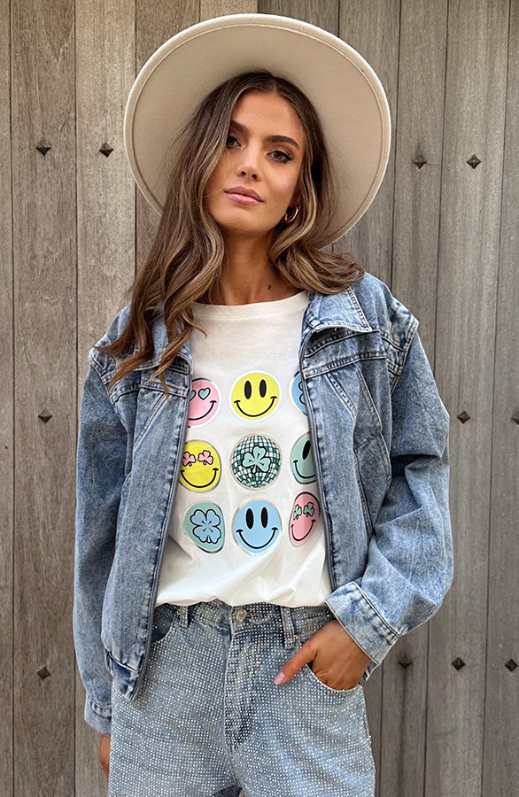 T-Shirt-Smiley-Print-Ecru43-2