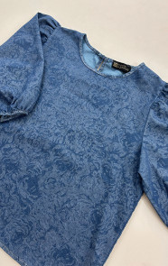 Denim-Flower-Pofmouwen-Top44