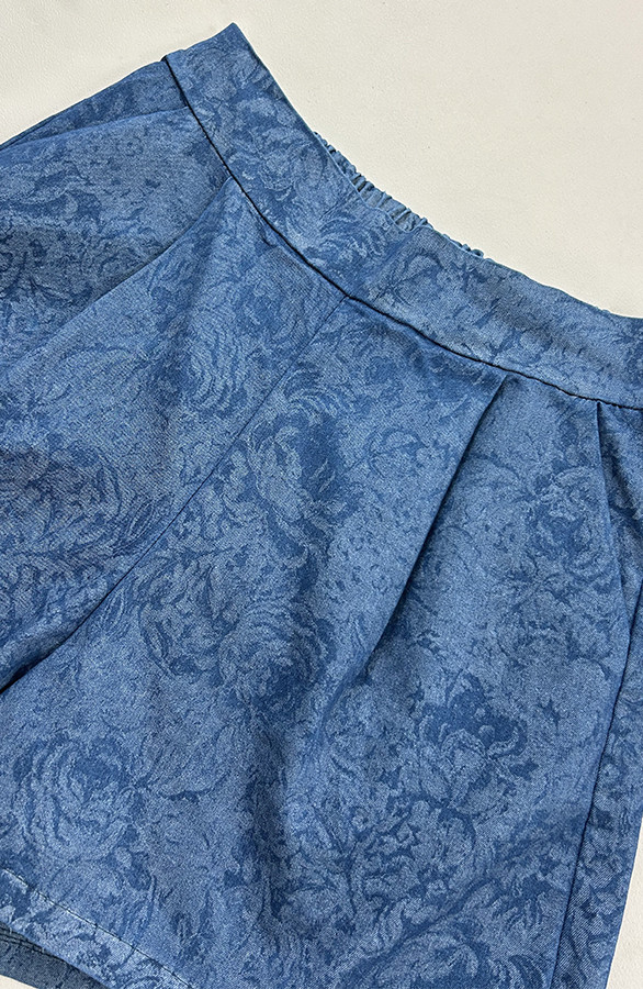 Denim-Flower-Short-777
