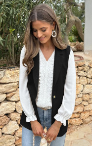 Elegant-Blazer-Gilet-Zwart44-3
