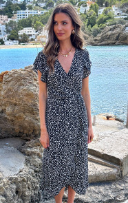 Cheetah-Jurk-Midi-Zwart-3