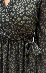 Luxury-V-Hals-Jurk-Leopard-Gold22