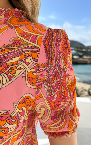 Ruffle-Col-Top-Print-Roze-2