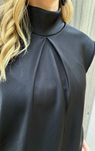 Satin-Col-Top-Zwart-9
