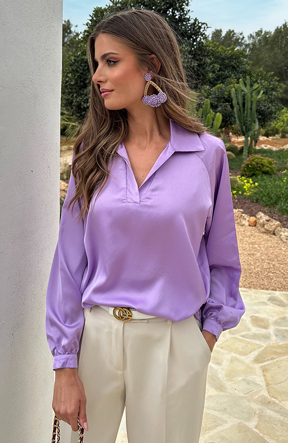 Silk-V-hals-Blouse-Rome-Lila-11-4