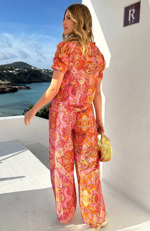 Wide-Leg-Broek-Print-Roze-5