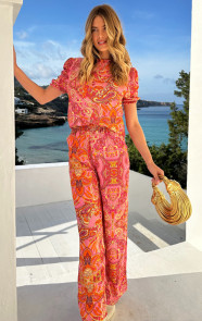 Wide-Leg-Broek-Print-Roze-9