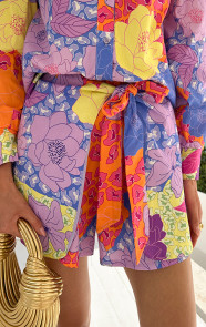 Wrap-Skort-Multicolor