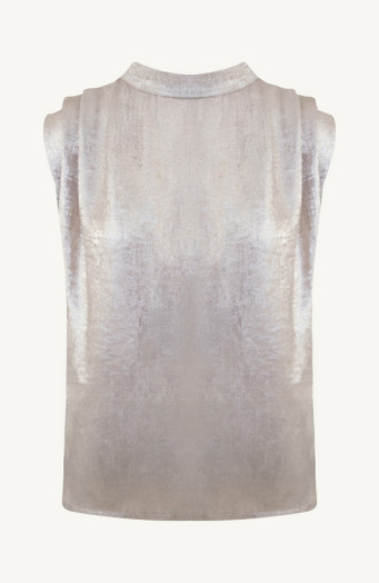 Metallic Most Needed Top Gold