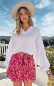 Rosso-Chiffon-Skort-Bow-Rood-11-2