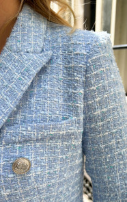 Luxury-Boucle-Blazer-Light-Blue-1