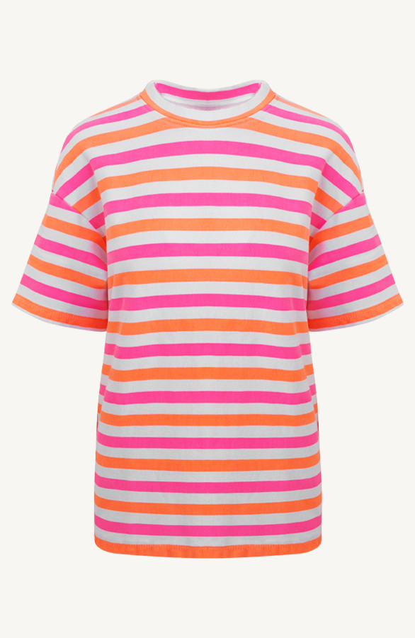 Oversized-Stripe-T-Shirt-Fuchsia-11