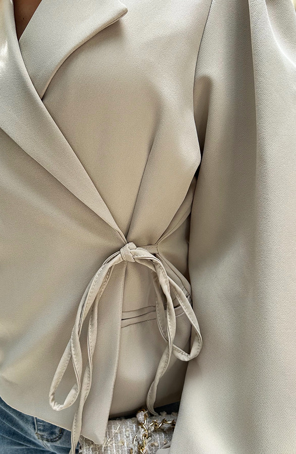 Wrap-Blazer-Puff-Long-Sleeve-Beige-4