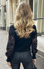 Lace-Sleeve-Soft-Trui-Zwart-12-4