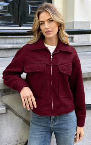 Boucle-Jacket-Met-Rits-Burgundy-5