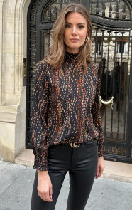 Col-Blouse-Dots-Print-Choco-12-7